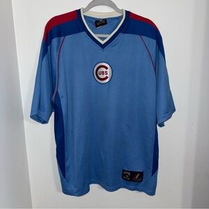 Majestic Chicago Cubs Baseball Jersey Cooperstown Collection VTG 1969 Logo XL